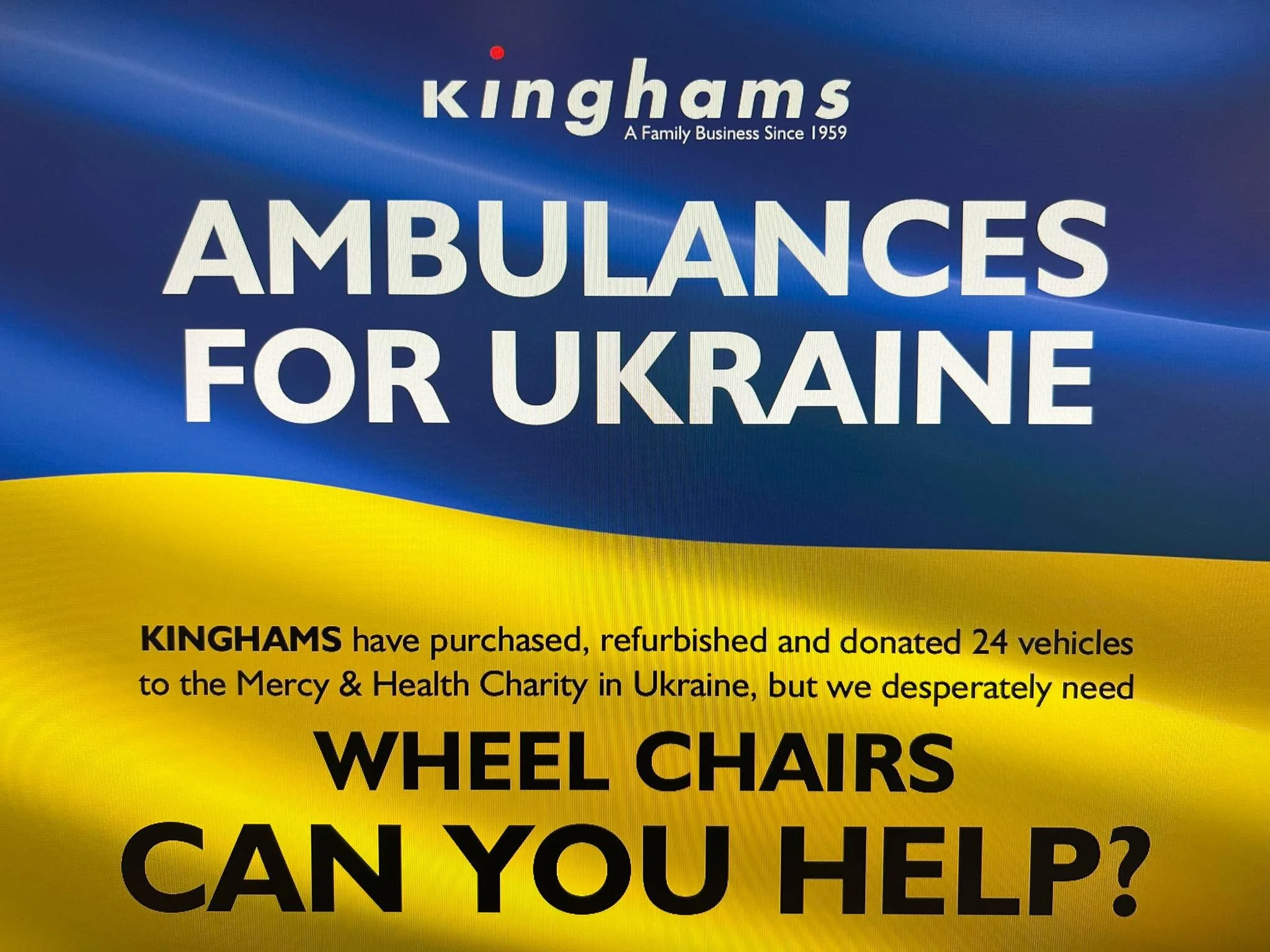 Does anyone have a wheel chair they no longer need please ?