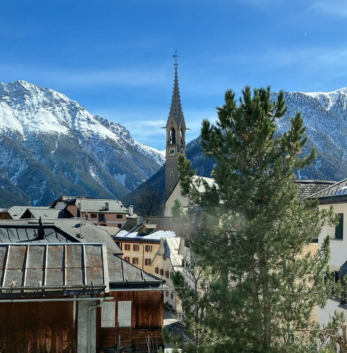 Sent in the beautiful Engadin.
Home of MANUfuckTURA 
Home of Sgrafits
Home of Vallader

Allegra i a bun ans vera