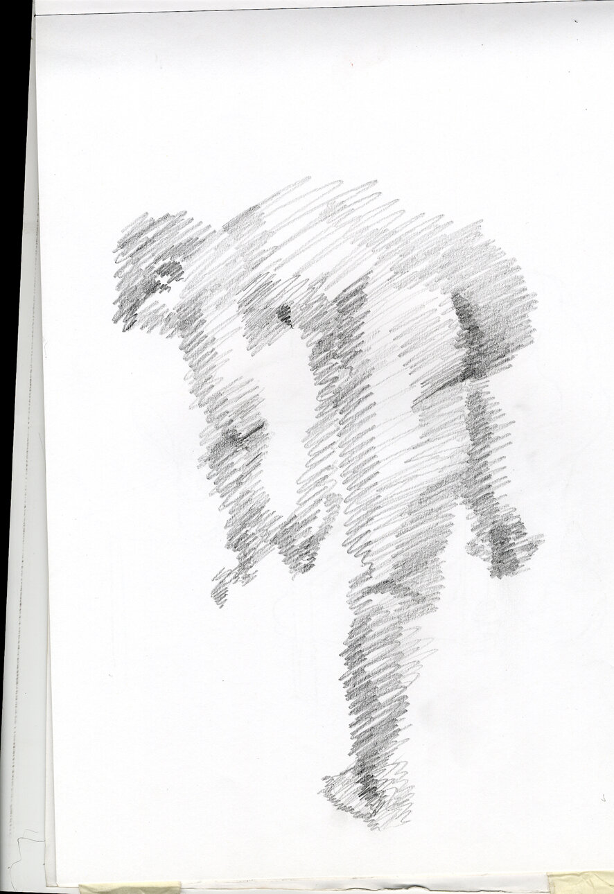 Life drawing - 5 min pose