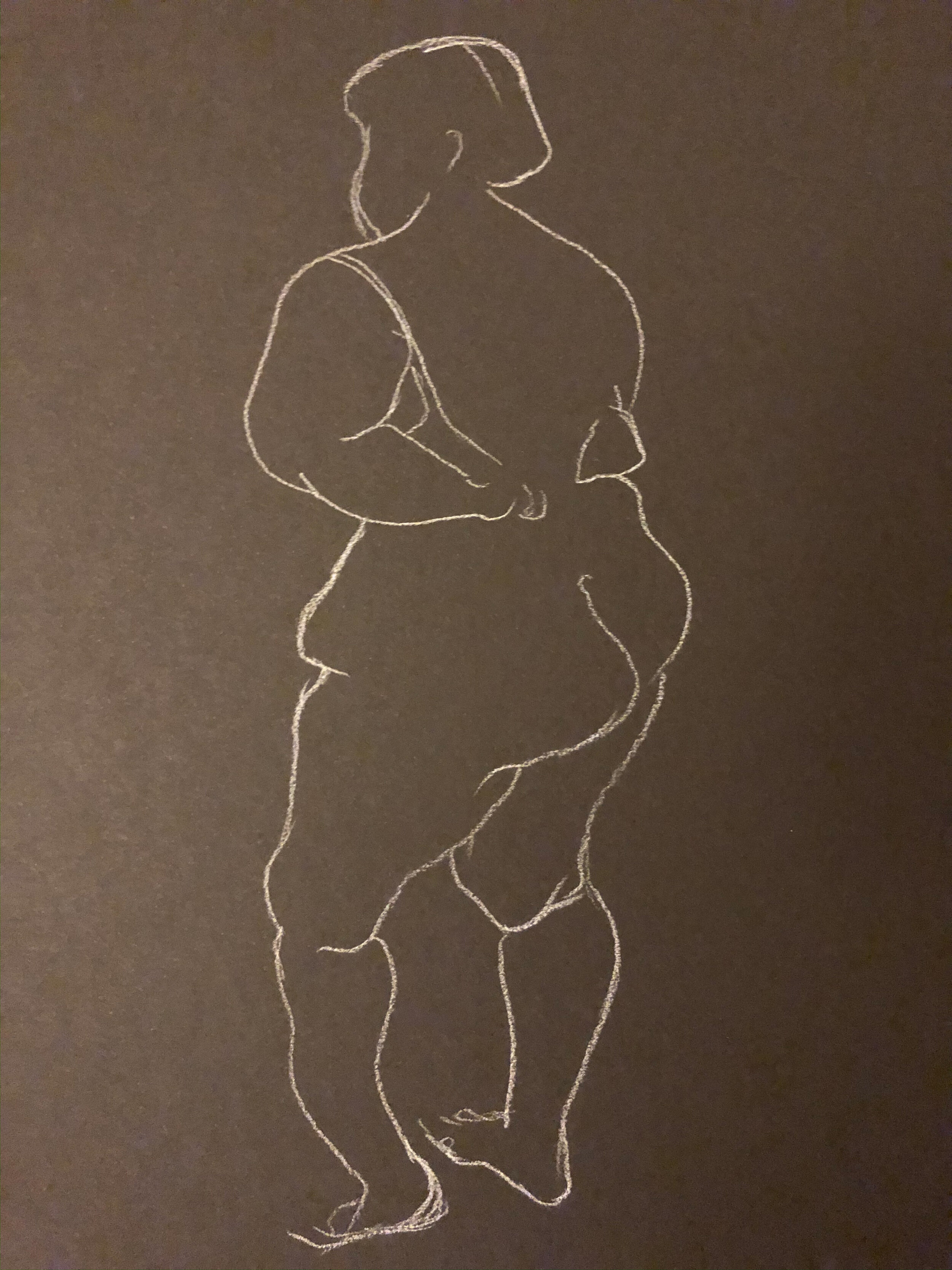 Online life drawing - 2 min pose