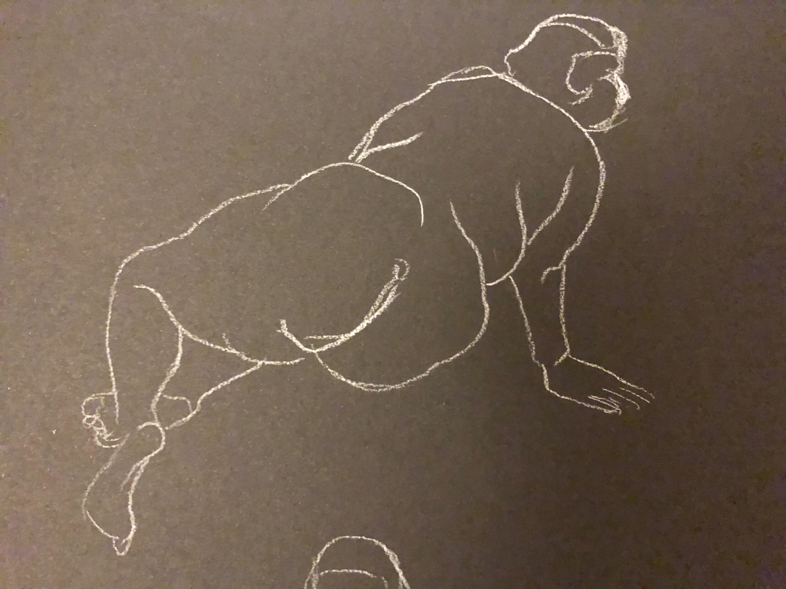 Online life drawing - short pose