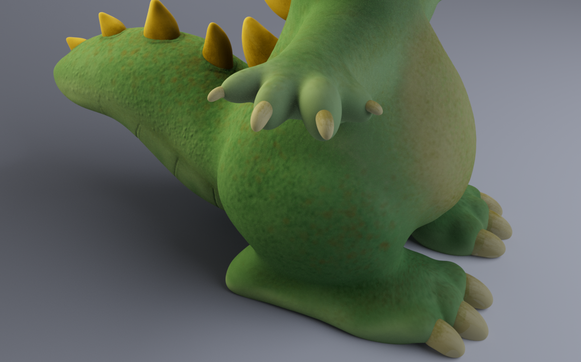 Modeled in ZBrush. Textured in Substance. Lit and rendered in Maya