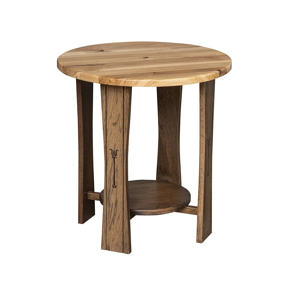 Signature Round End Table