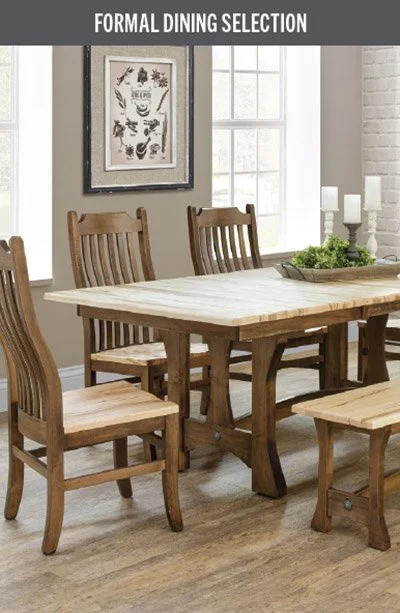 Custom Dining Table Program — Country Classic Collection