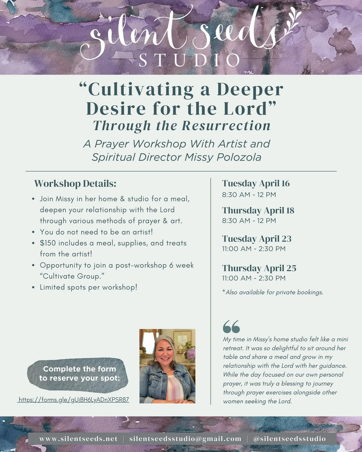 April dates are up! Hope to see you in the studio this month!!!💜💜💜
Signup through link in bio!