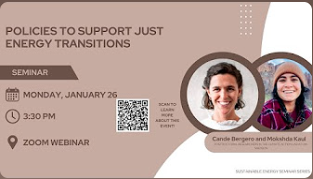 Cande and Mokshda present at Wisconsin Energy Institute Seminar