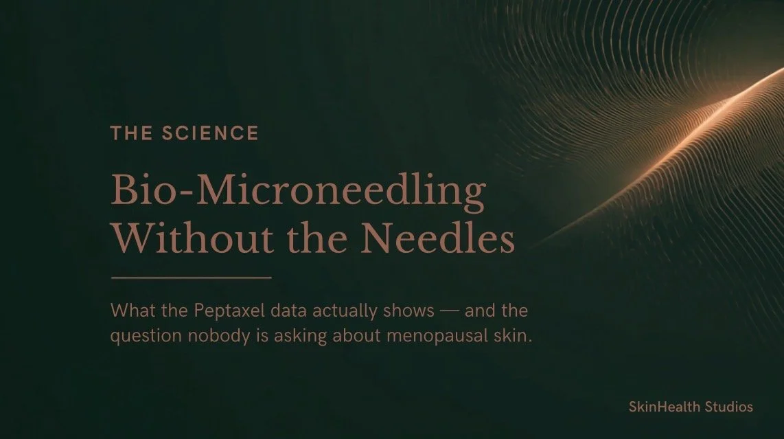 Bio-Microneedling Without the Needles: What thePeptaxel Data Actually Shows — and the QuestionNobody Is Asking