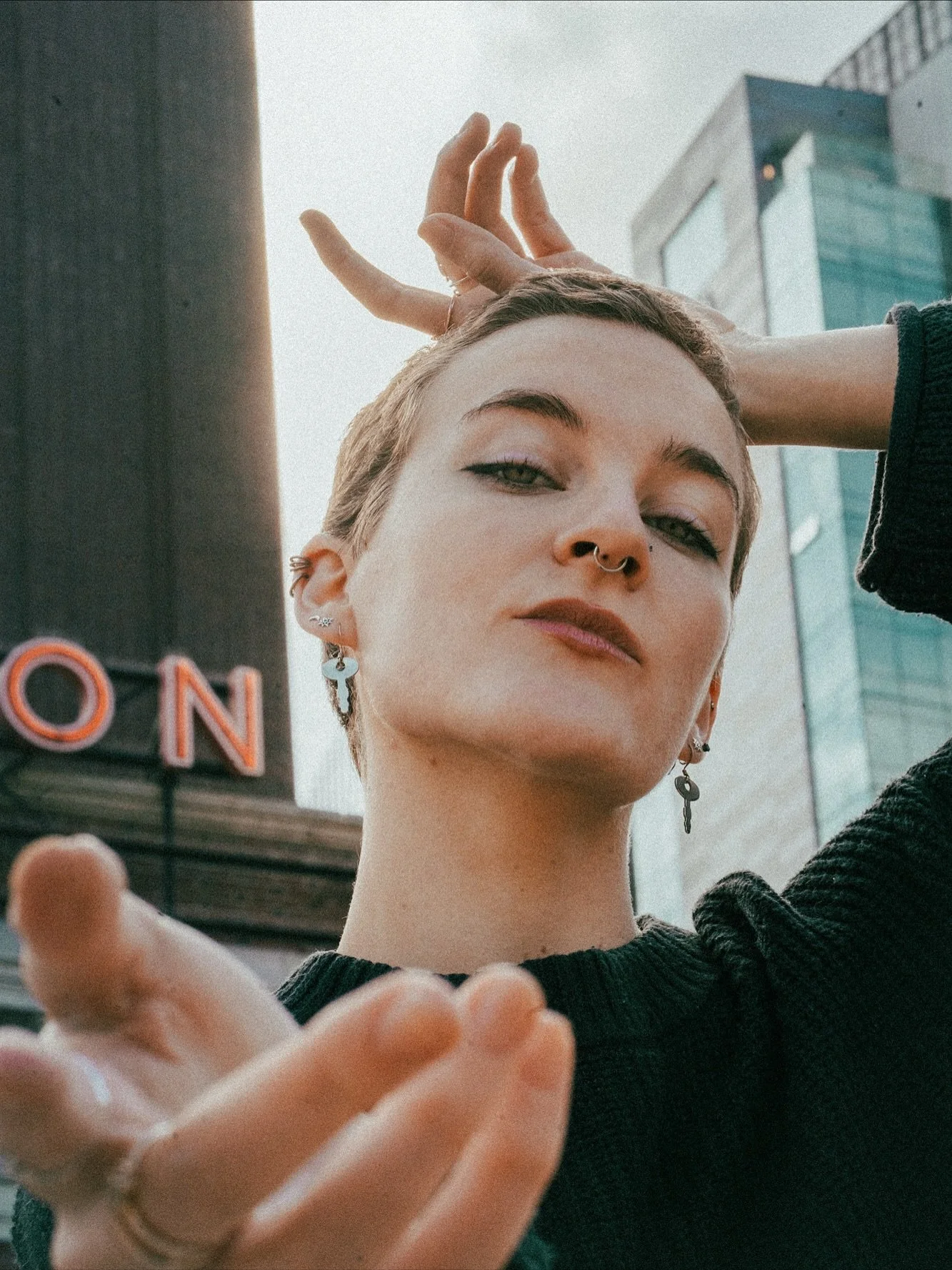 Fabulous fun with @nat.heitkamp a couple of weeks ago! 
Last photo by @driksvisionz who captured the energy we had flowing with these photos. (Zoom in top left and you can see Nat posing for that first pic) and then he gifted us prints today! So coo