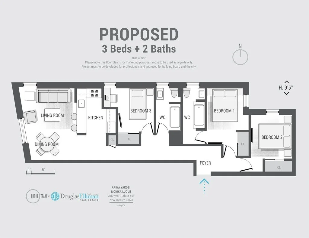 3 bedroom proposal