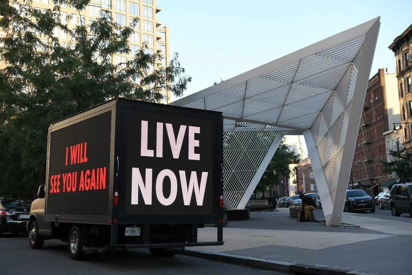 #Flashback to 2018 and the fleet of five trucks emblazoned with LED signs traversing New York City displaying a series of quotes that convey the impact, history, and ongoing battle against the AIDS epidemic worldwide. This was LIGHT THE FIGHT, an int
