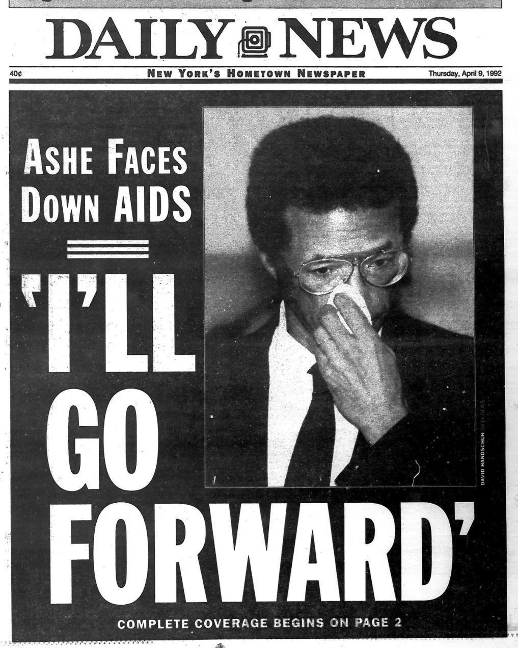 When Arthur Ashe learned that his private health information was about to be made public by the press, he made a pivotal decision: he would not be a subject of the news, but the author of it. 

By stepping in front of the cameras to announce his HIV-