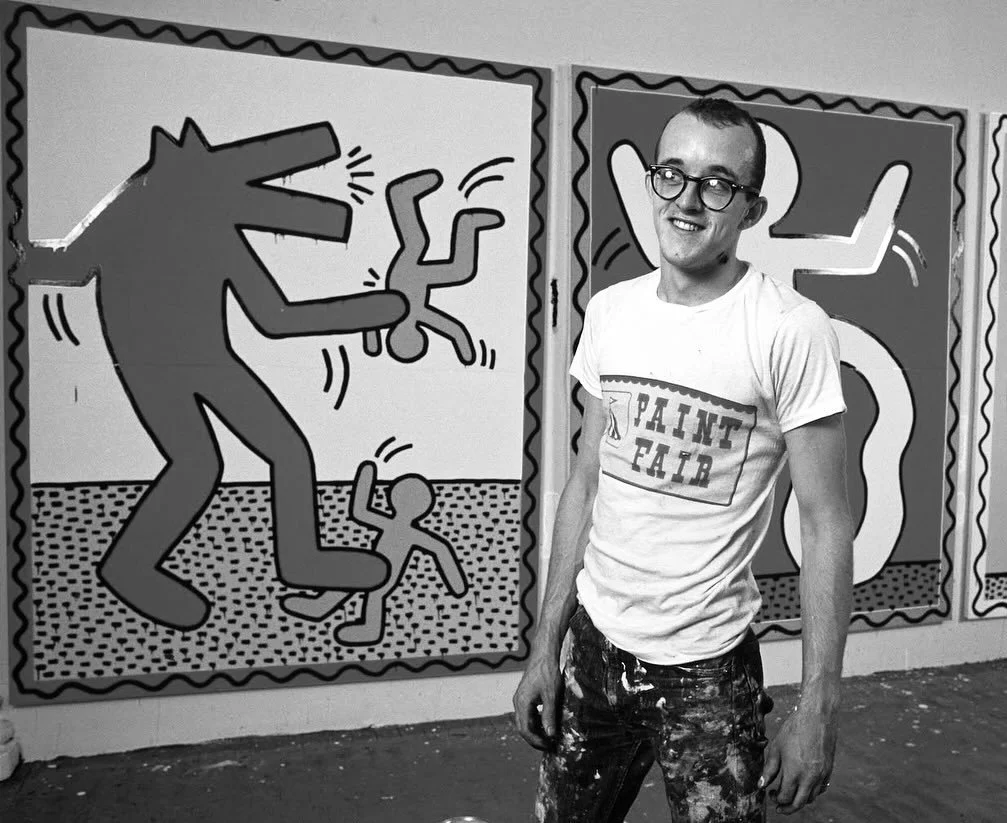 Keith Haring believed that art belonged to everyone. By using the New York City streets as his canvas, he transformed public spaces into galleries of social conscience.

His work was never separate from his activism. Whether addressing nuclear disarm