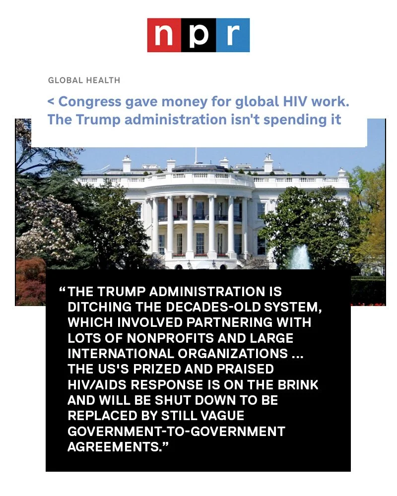 Listen to the experts; they're warning us. @npr reports that "experts in the HIV world say ... the U.S.'s prized and praised HIV/AIDS response is on the brink." For decades, the US has partnered with nonprofits and other organizations world