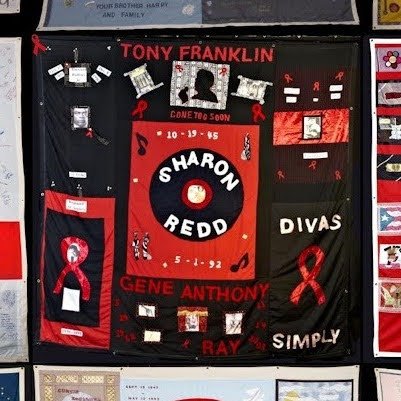 &ldquo;I decided to make a panel for Sharon [Redd], because after 30 years, I never knew a time when I did not know of somebody who had become infected&mdash;when people said that women don&rsquo;t get infected, I always knew that Sharon Redd was inf