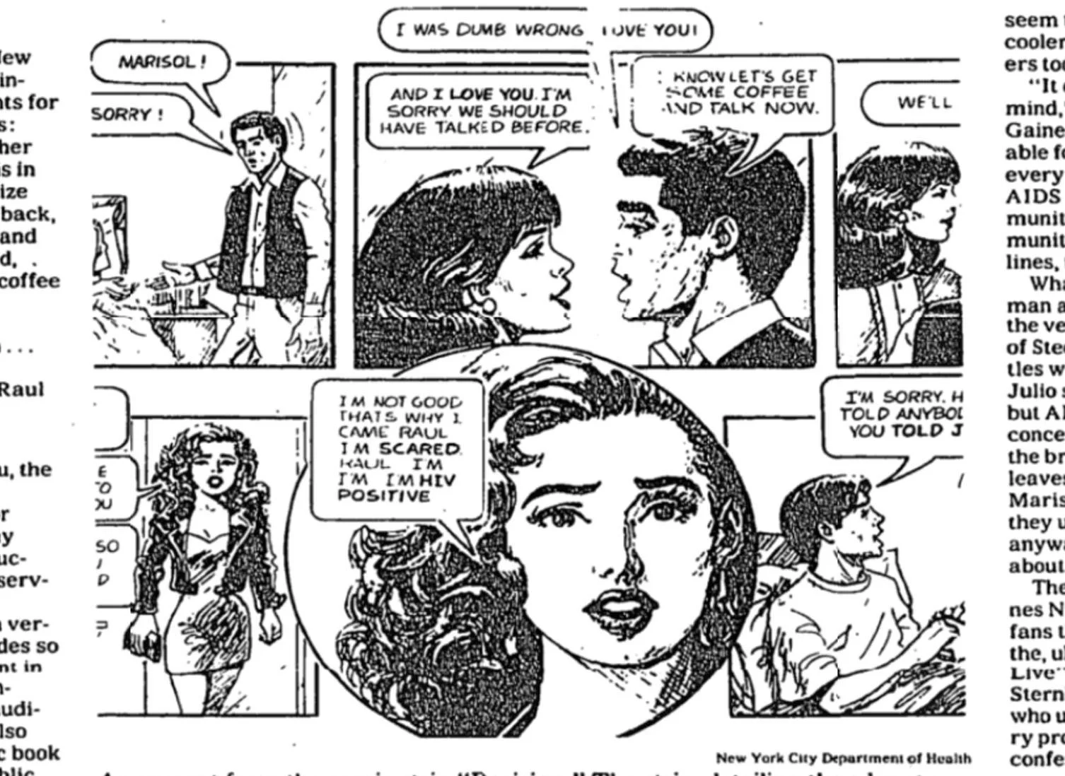 In 1993, a steamy soap opera unfolded across 6,000 NYC subway cars&mdash;right next to the ads for Dr. Zizmor. This was "Decision," an episodic, comic-strip-style photo-novella created by @nychealthy. Launched to reach young Hispanic New Yo