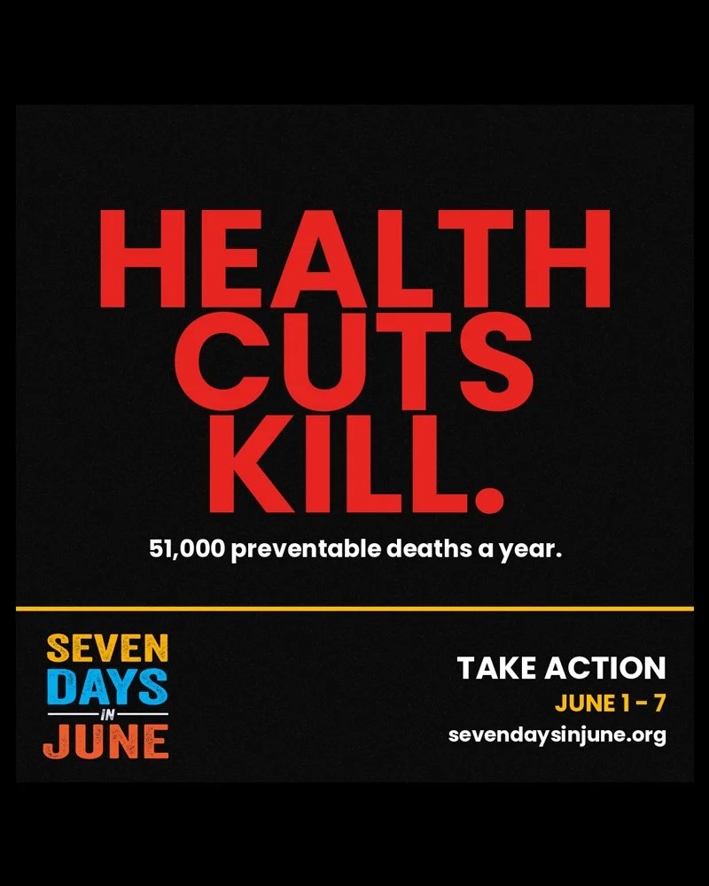#HealthCutsKill. It&rsquo;s that simple. Gutting CDC funding for local health departments is reversing 40 years of progress. Researchers estimate these federal cuts could cause a 10% spike in new HIV infections over the next five years. If we defund 