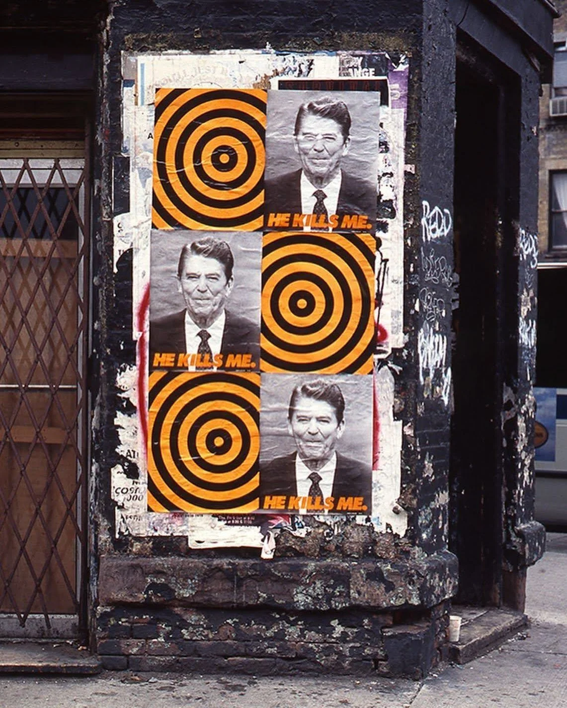 Then-President Ronald Reagan *finally* mentions AIDS publicly &mdash; on September 17, 1985, as his first full term as President was coming to an end &mdash; when responding to a reporter's question. Reagan characterized AIDS as a "top priority&