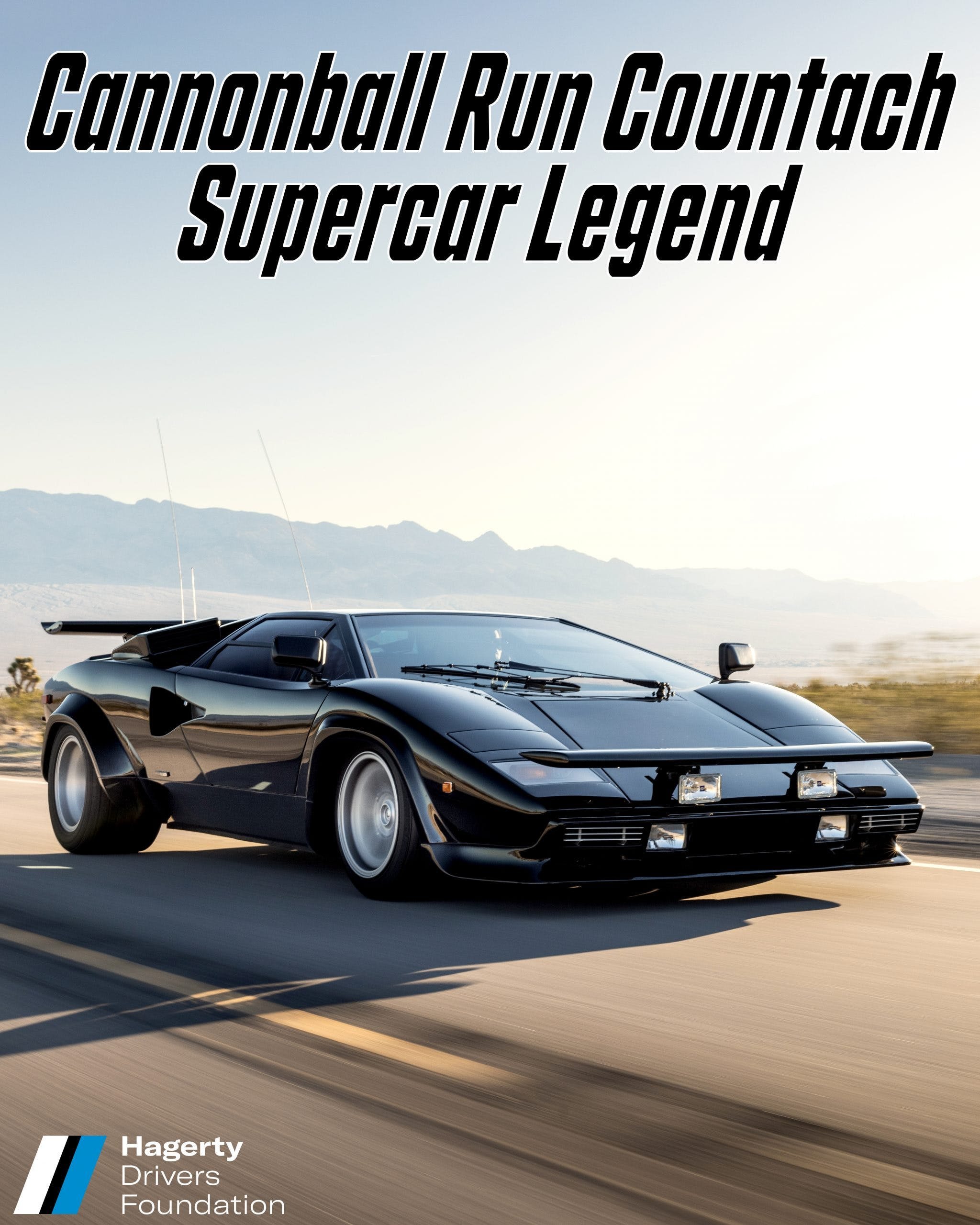 Cannonball Run Countach roars back into the spotlight, just as it did in  the movie — Petersen Automotive Museum