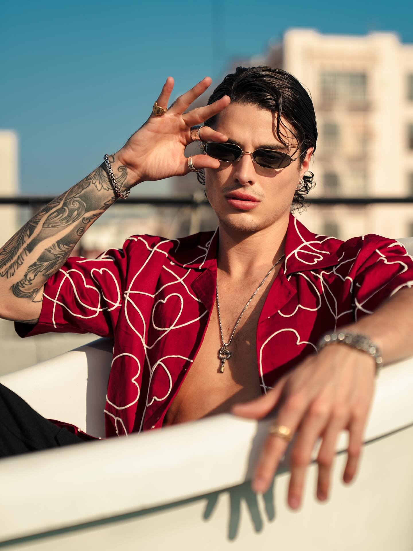 Check out @jondretto who is literally drenched in @pyrrhajewelry for @basic_magazine styled by one of our OG&rsquo;s @sky_is_dlimit 🔥 

All products were pulled from our LA showroom using IN-HOUSE. Don&rsquo;t be a stranger!