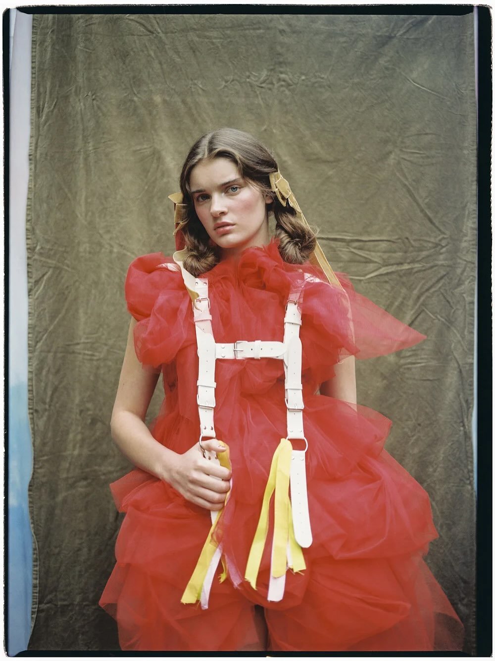 @hectormacleanlondon &amp; @shelli_oh whimsically grace the pages of @blumenhausmagazine ❤️ styled by @beckyseager pulled from @in_house.group 

Credits:

Photography leoniefreemanphoto 
Styling @beckyseager 
Hair @sofiasjoohair 
Make up @elizabethhs