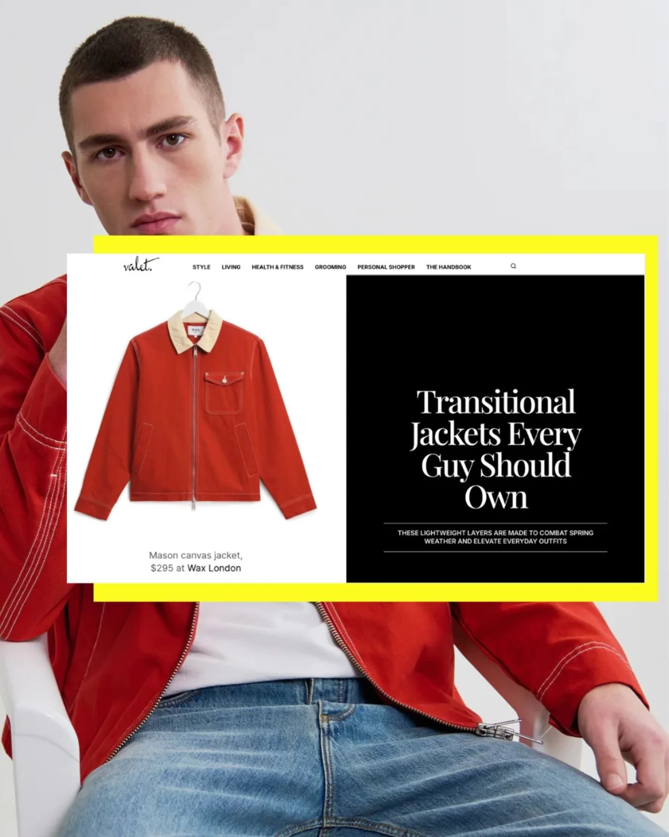 @waxlondonclothing featured in @valetmag ⚡️