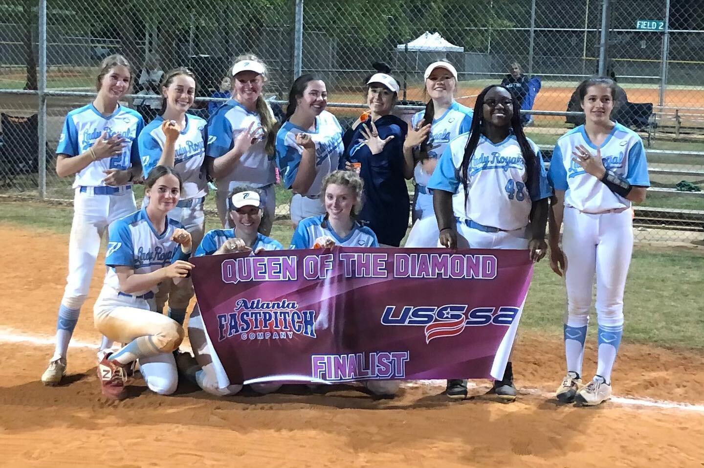 Congrats to the 7I Lady Royals-Rohan for coming in second at the USSSA Queen of Diamonds Tournament this weekend!