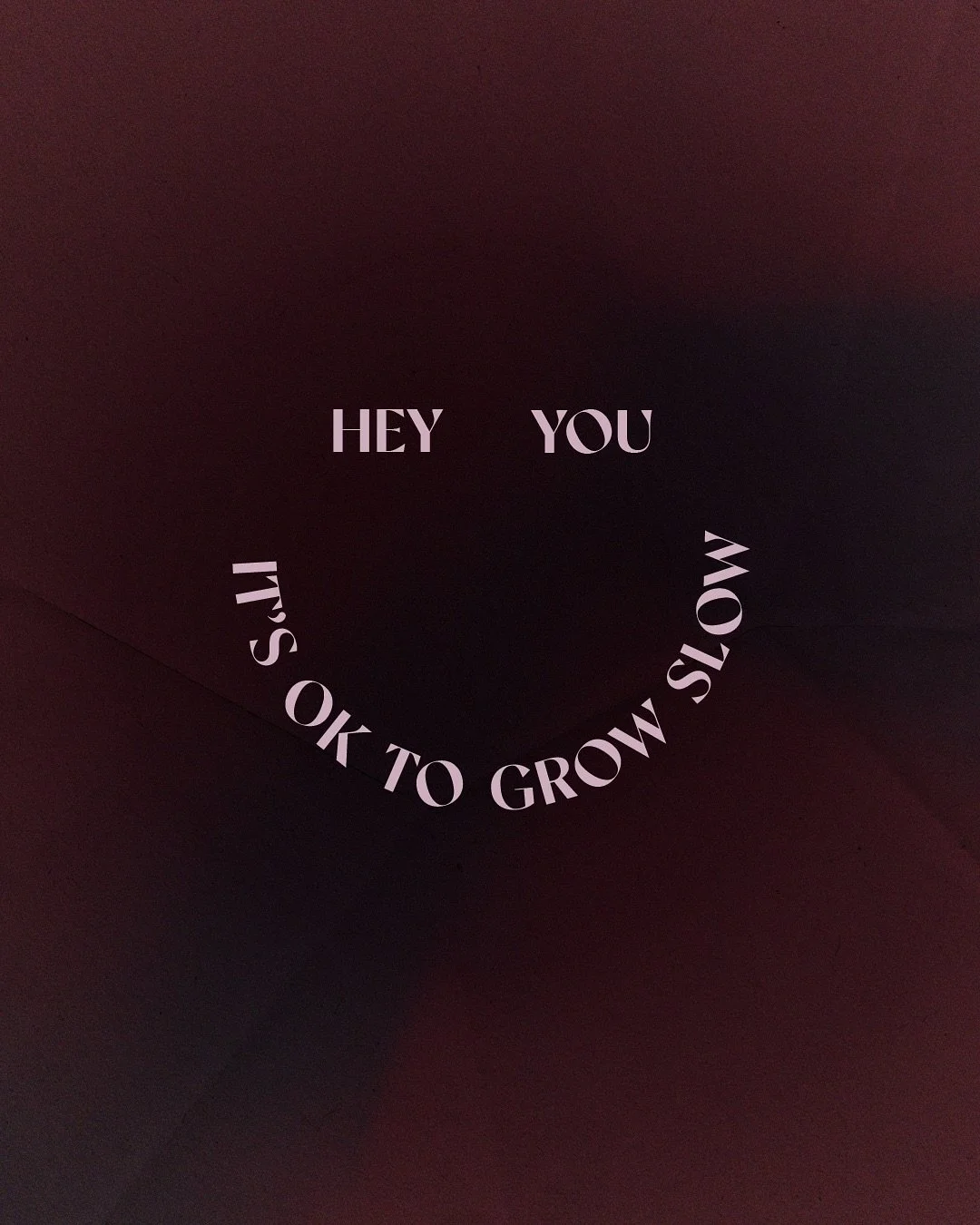 HEY YOU: RE/FOCUS &amp; RECHARGE THE SELF
HAPPY WEEEEEEKEND
HERE ARE YOUR WEEKEND REMINDERS

❤︎ it&rsquo;s ok to grow slow
❤︎ do less with more focus
❤︎ run your own race today

I am calling this my &ldquo;hey you, #empath series.
Gentle love reminde