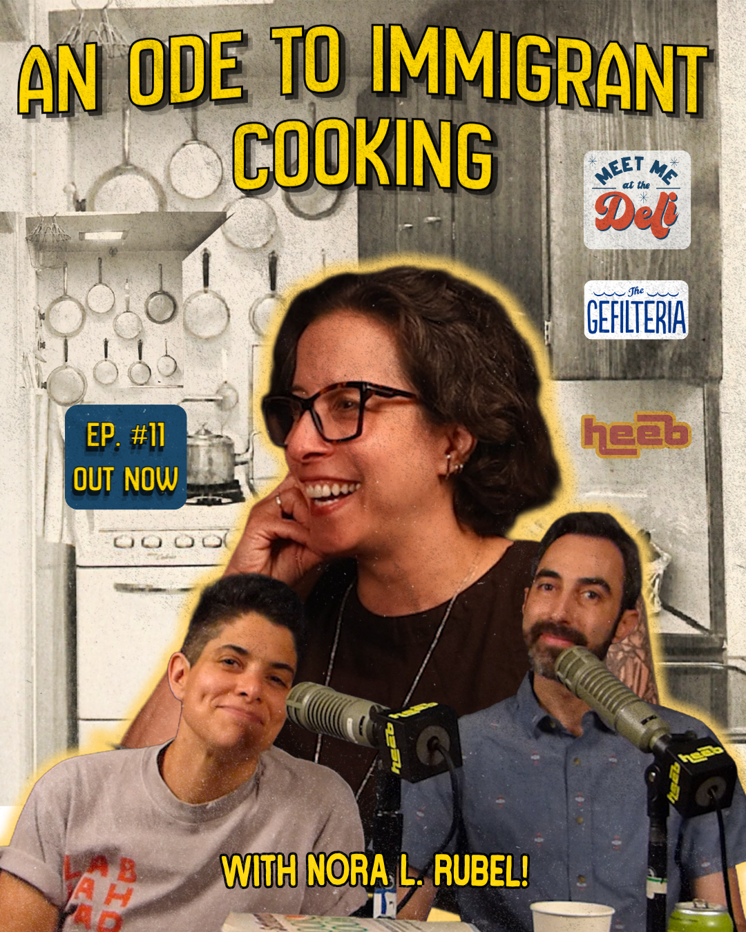 Slide into the deli seats with Liz and Jeffrey for this week's episode, where this time, they get to ask the questions with guest Nora L. Rubel about her new book, Recipes for the Melting Pot: The Lives of the Settlement Cook Book.

Learn about The S