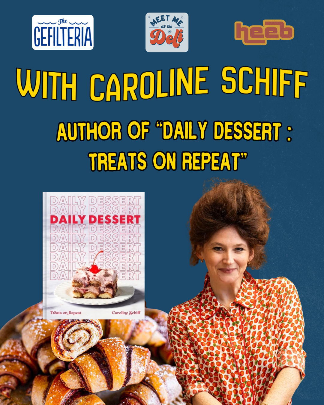 This week, we’re talking baked goods with pastry chef and author Caroline Schiff, whose new cookbook, Daily Dessert: Treats on Repeat, is out October 13.

Liz and Jeffrey get into what it means to open a diner in—and for—a neighborhood's community, a