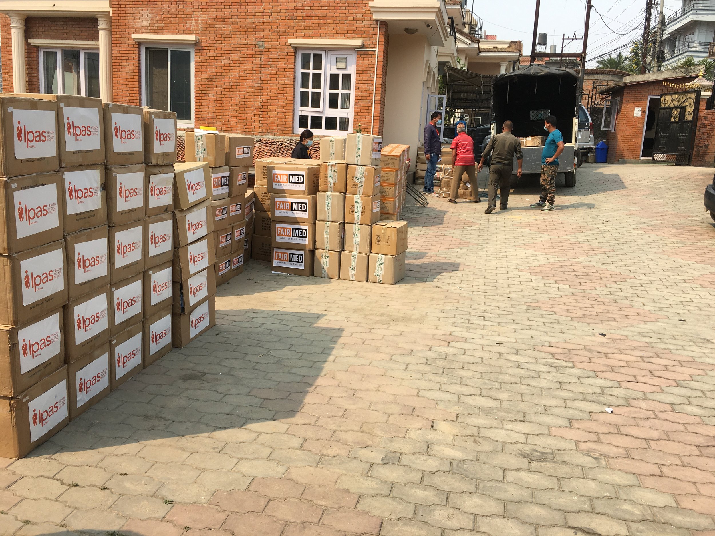 Tent support Lumbini - COVID 2021 response