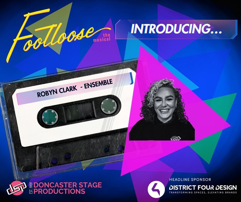Introducing Robyn Clark who is part of our ensemble in our upcoming production of Footloose 🕺

🎭Cast
🗓️ 15th - 18th May 2024
📞 01302 303959
💻 https://www.castindoncaster.com/whats-on/footloose/

#footloosethemusical #everyonecutloose #musicalthe