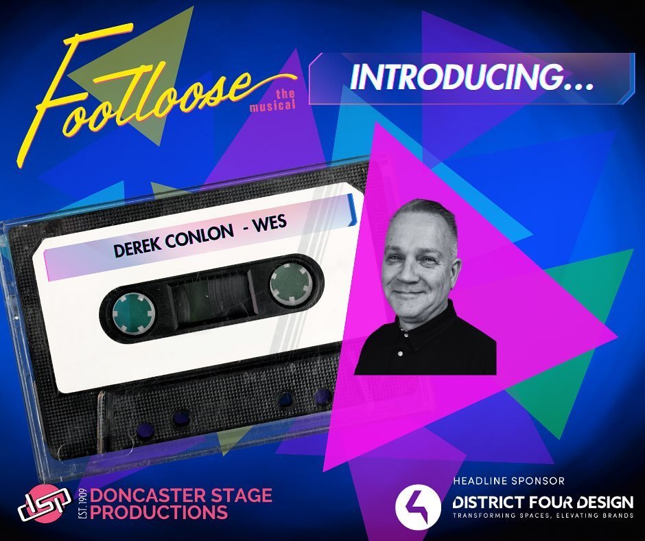 Introducing Derek Conlon who is playing the role of Wes in our upcoming production of Footloose 🕺

🎭Cast
🗓️ 15th - 18th May 2024
📞 01302 303959
💻 https://www.castindoncaster.com/whats-on/footloose/

#footloosethemusical #everyonecutloose #musica