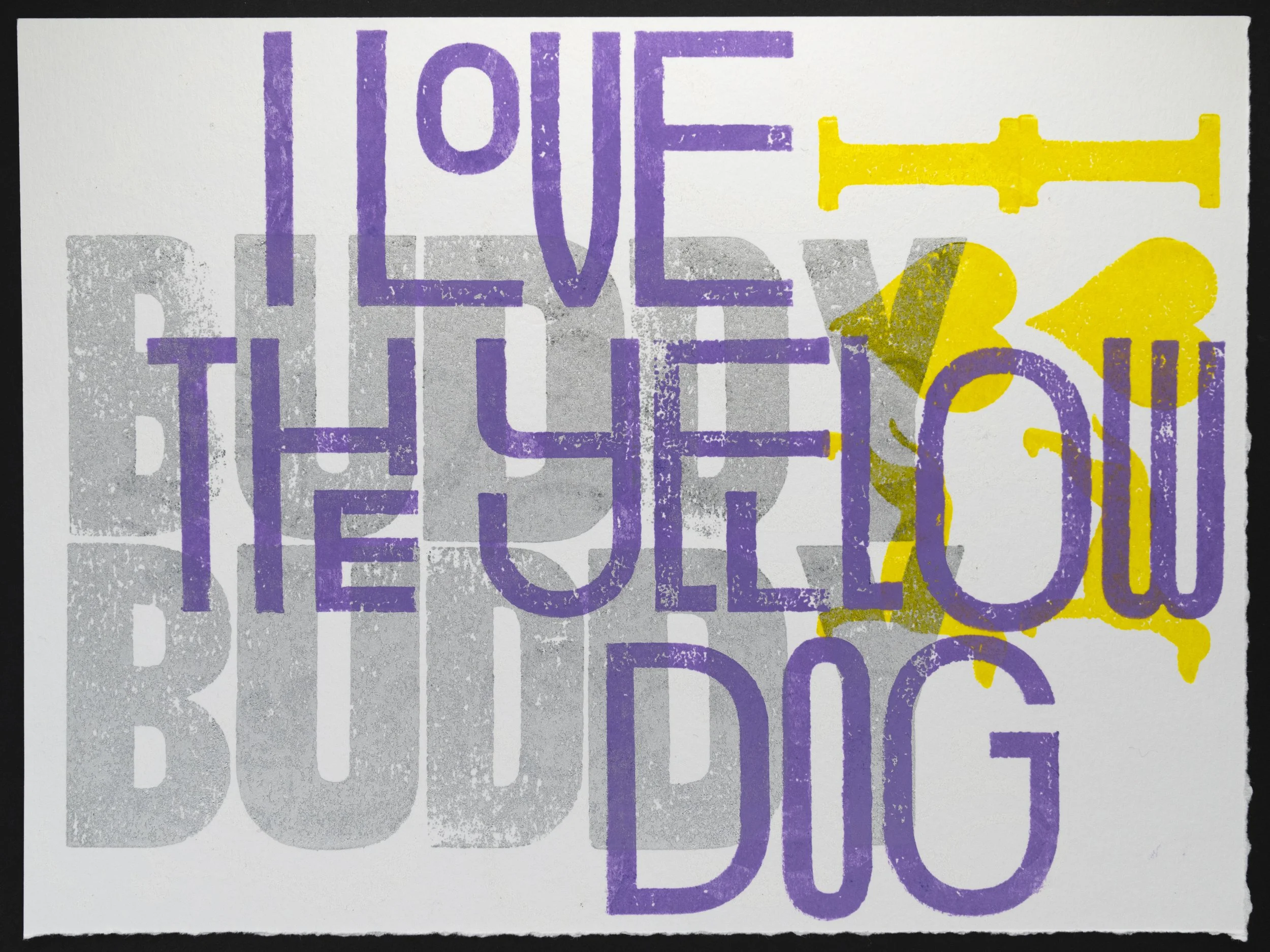 The yellow dog is Buddy, and he is a verrrrrry good dog. 04/23/2025