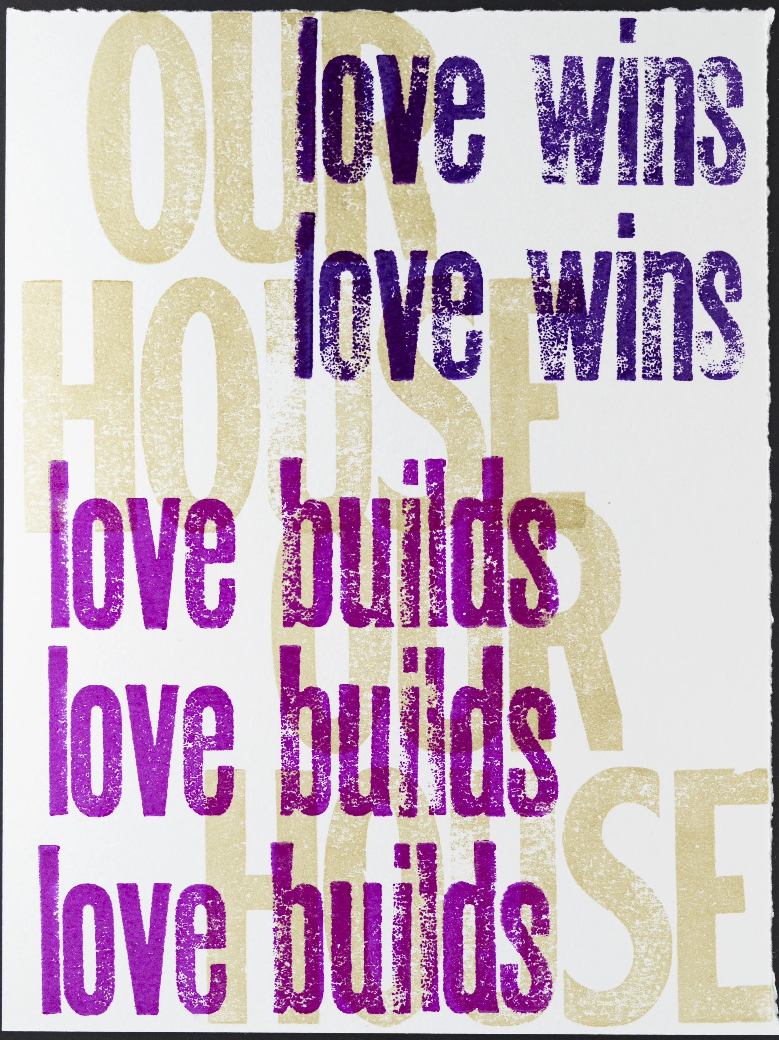 I hope to always live in such a way that love wins (especially when it's also building a home for us). 08/25/2025
