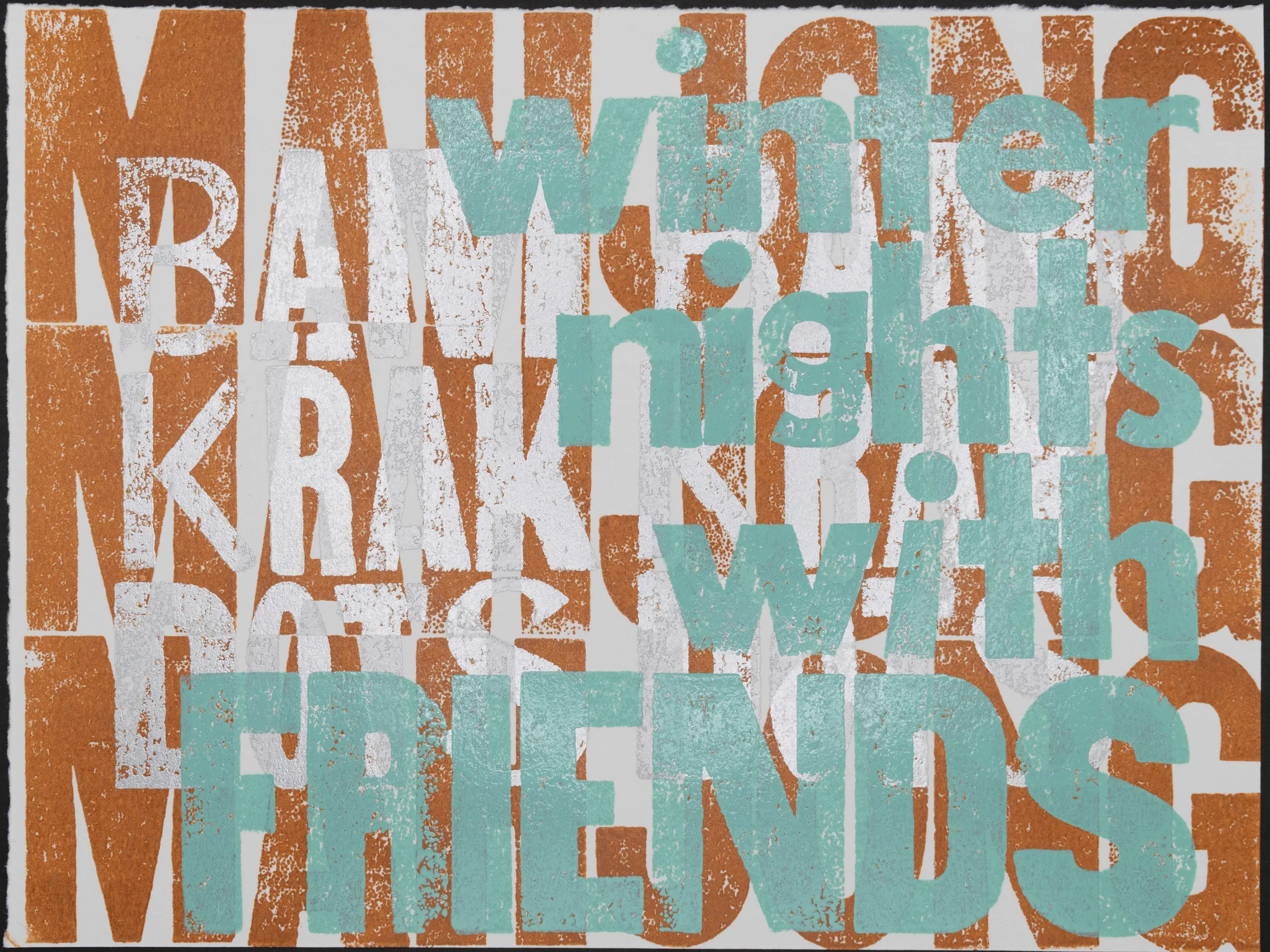 I am learning how to play American-style mahjong and I absolutely love it. I also love the friends I'm learning it with: super fun and incredibly low-key. 12/08/2025