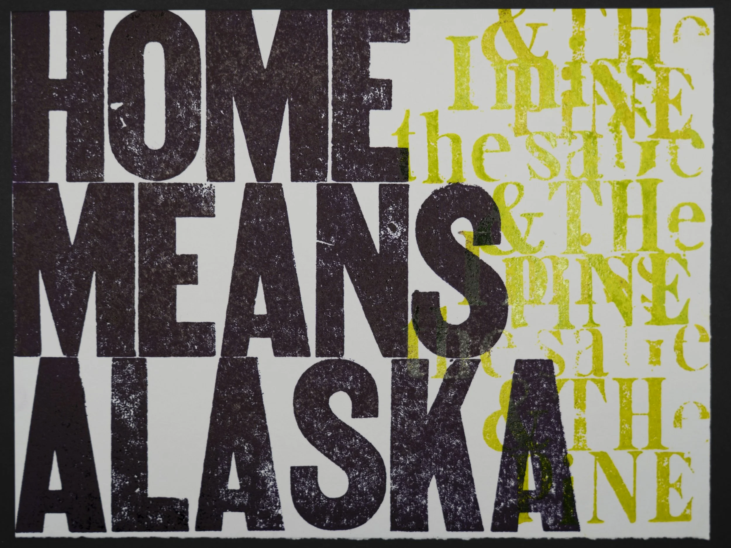 Home now means Alaska, but I do miss the sage and the pine. 12/11/2024