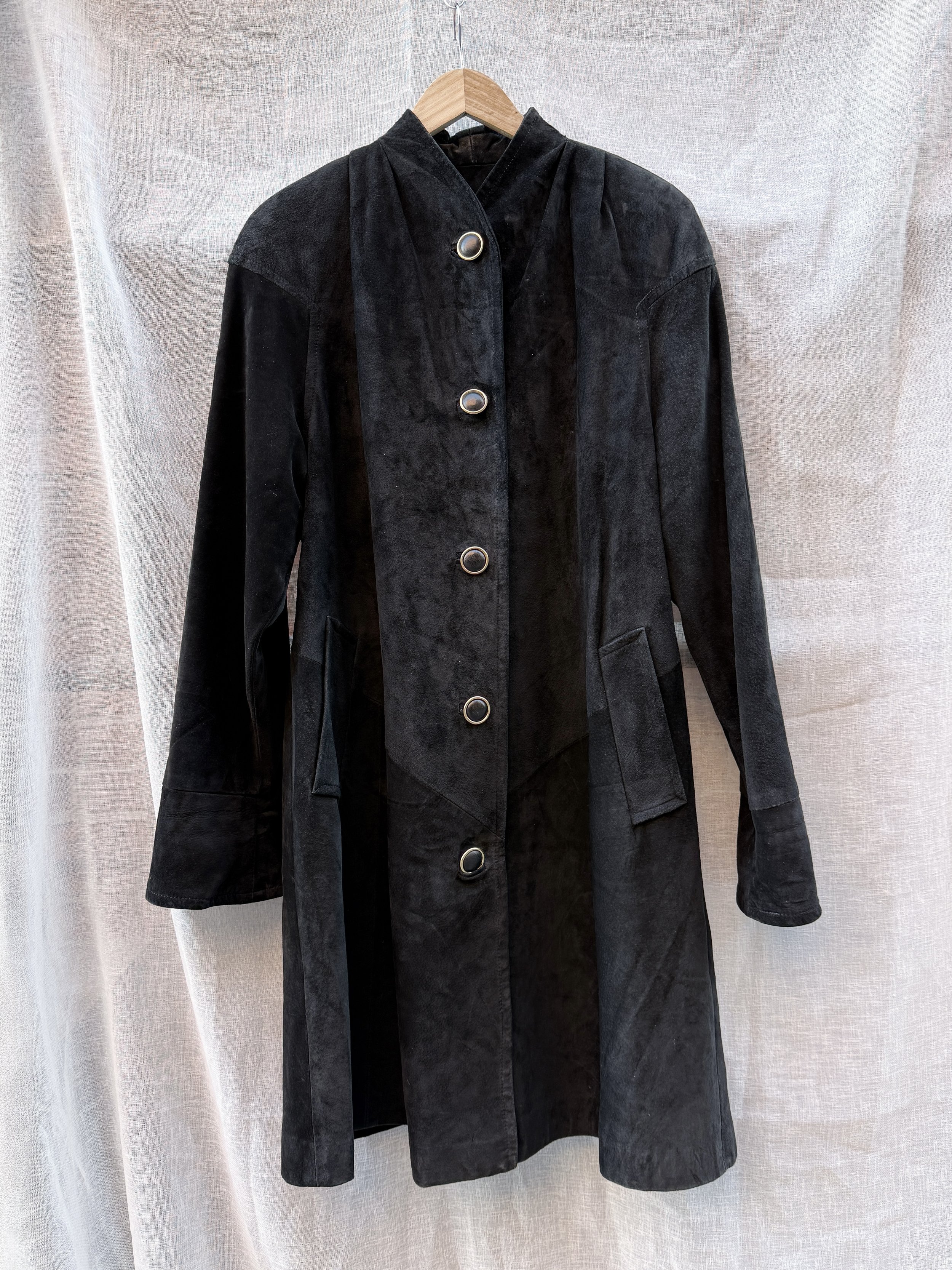 Kåpe/jakke semsket sort