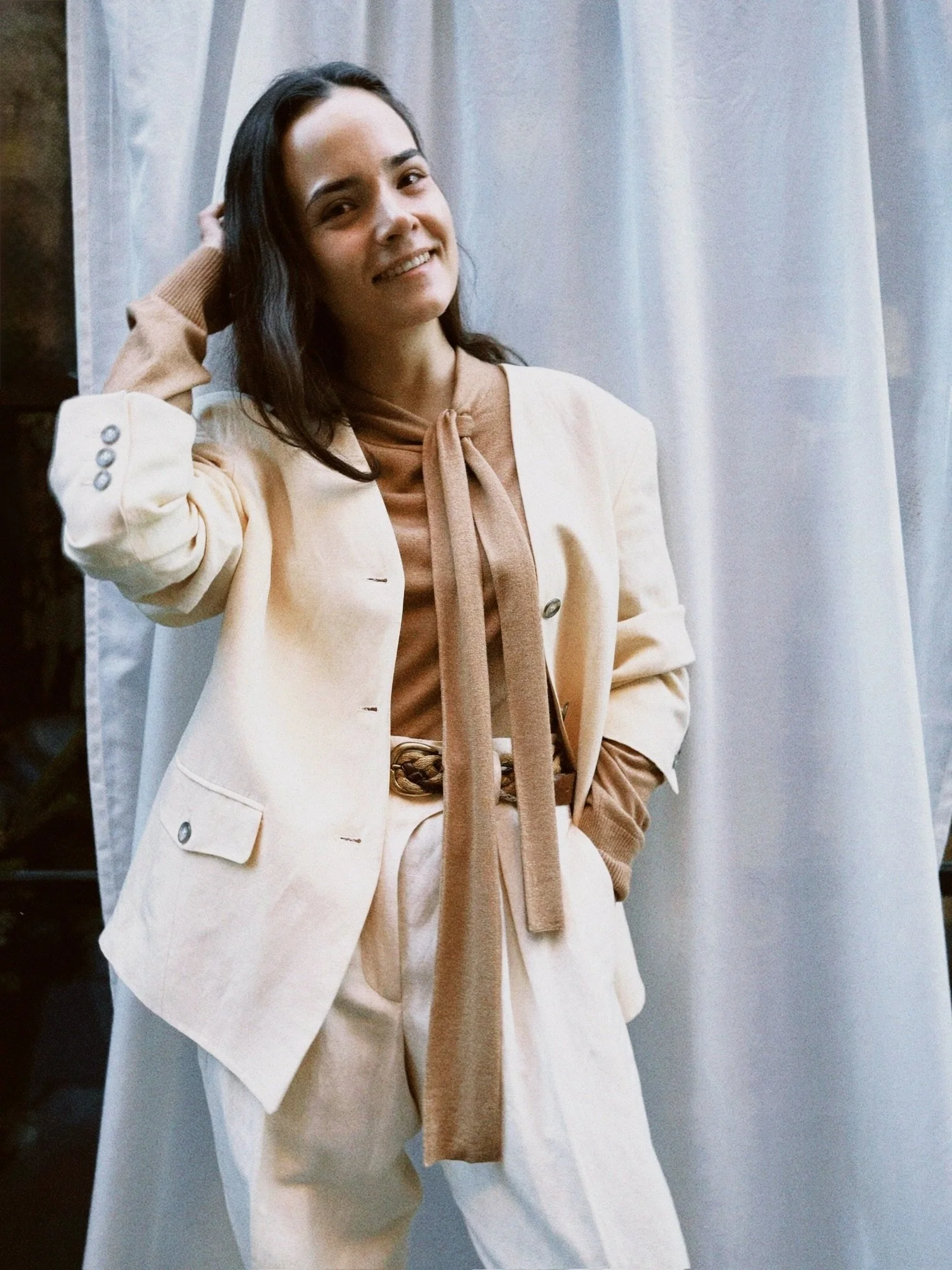 Sett jakke/skjørt/bukse René Lezard