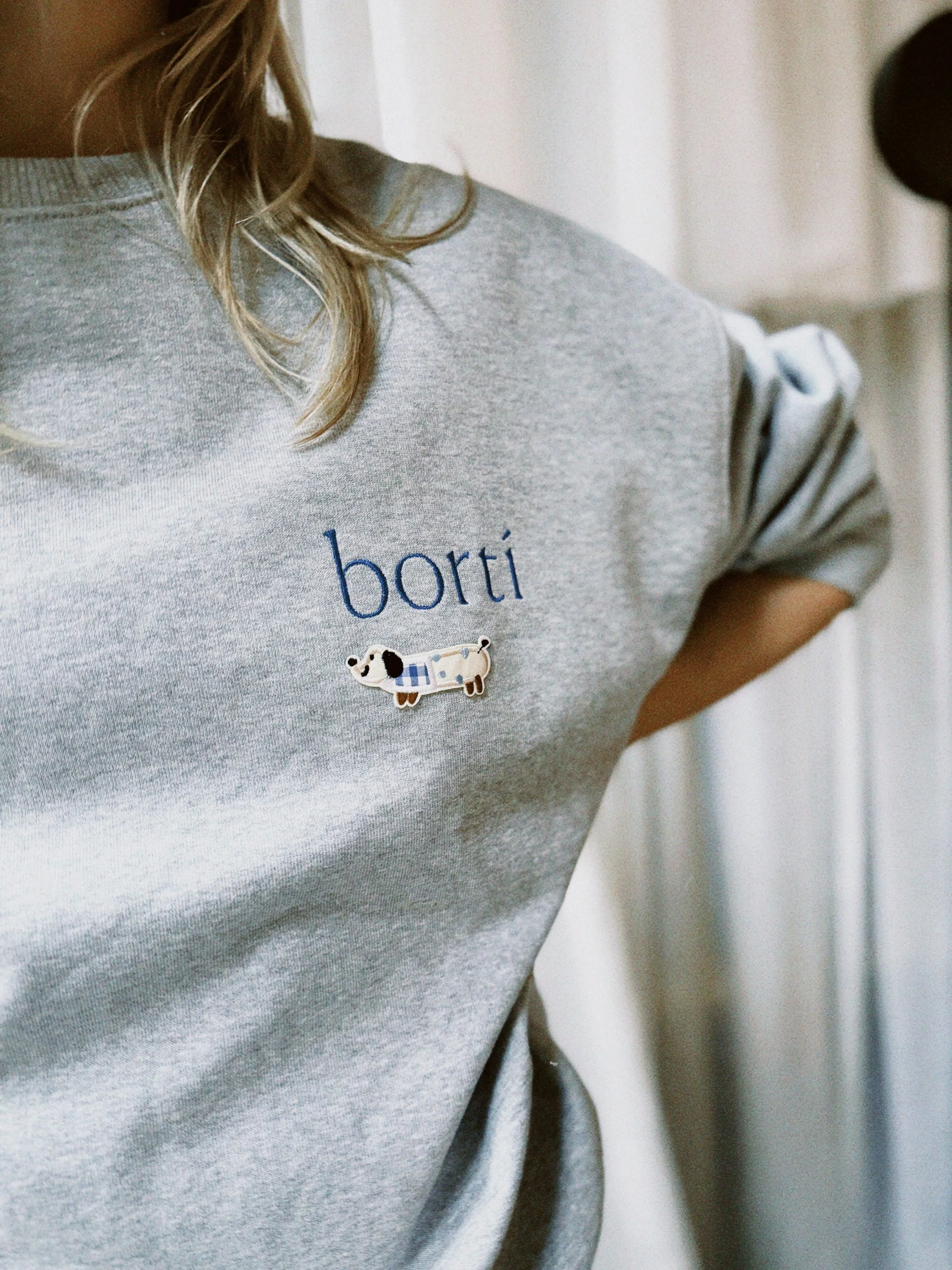 College Borti grå med dachs