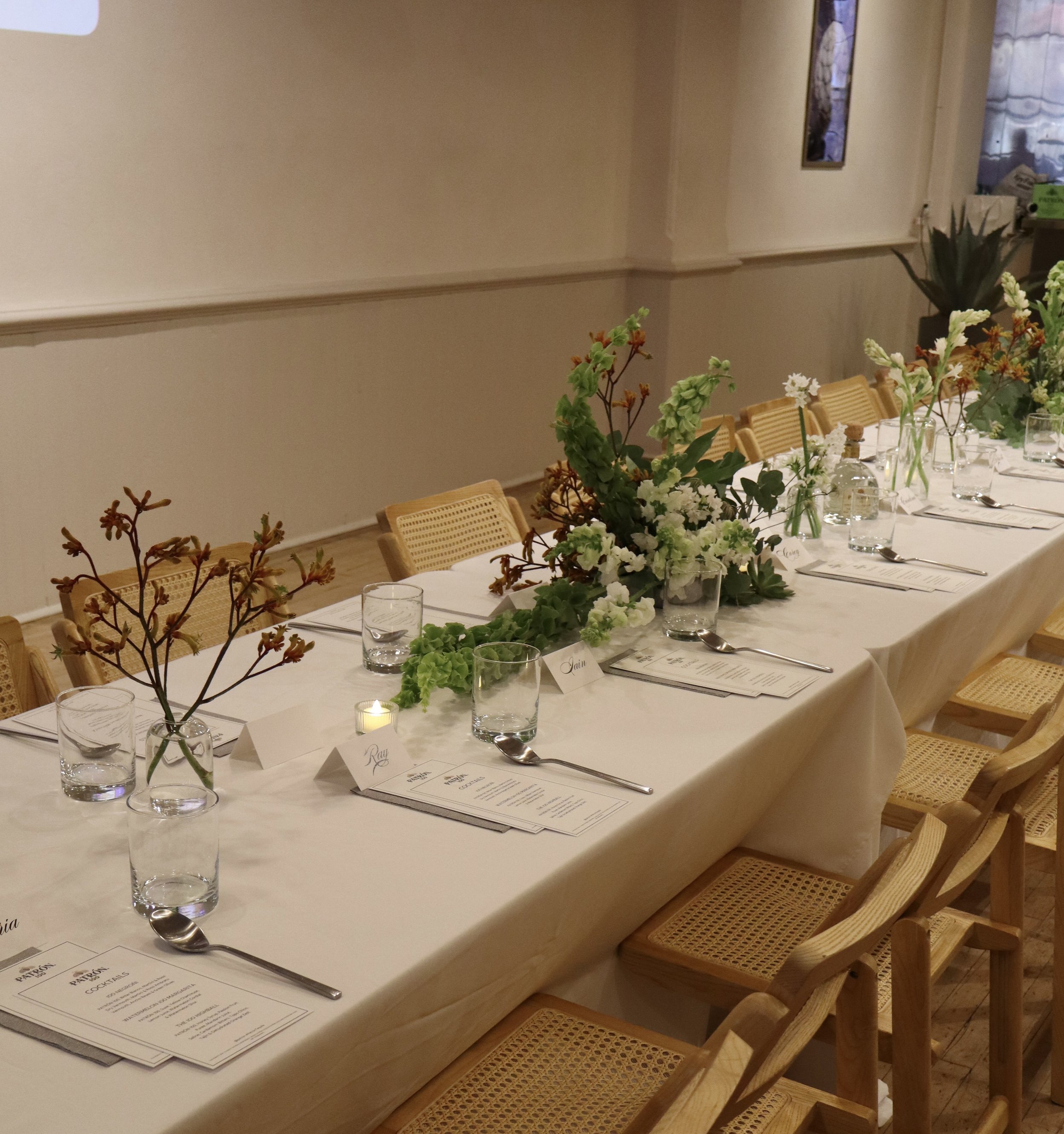 Dinner hosted by Tequila Patrón. Produced by Resident Hospitality and M Booth.
