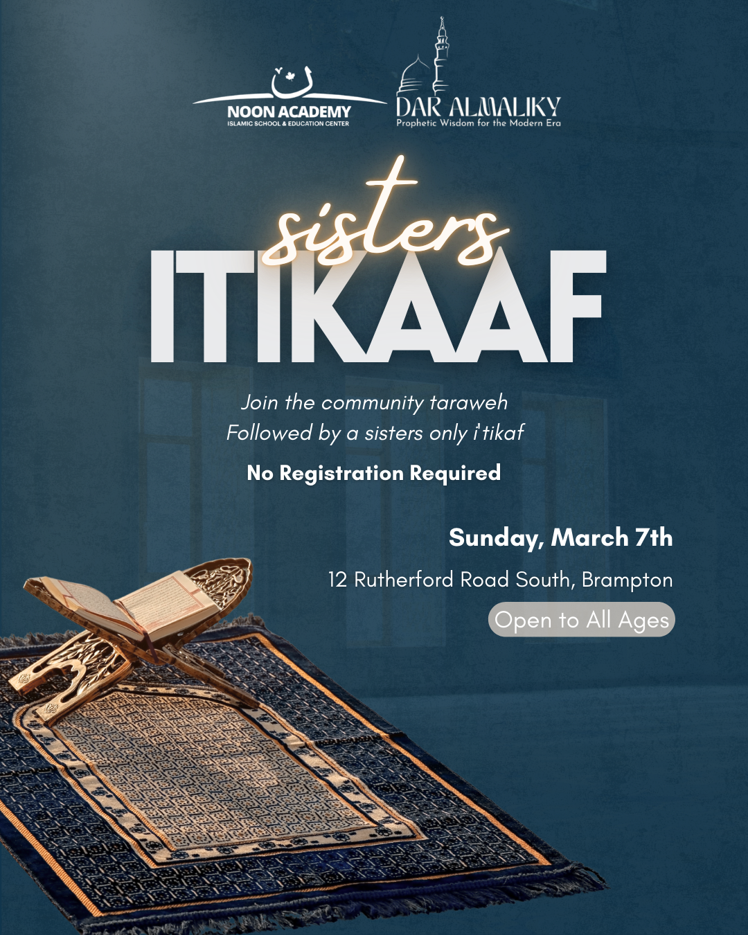 Sisters Iʿtikāf Night