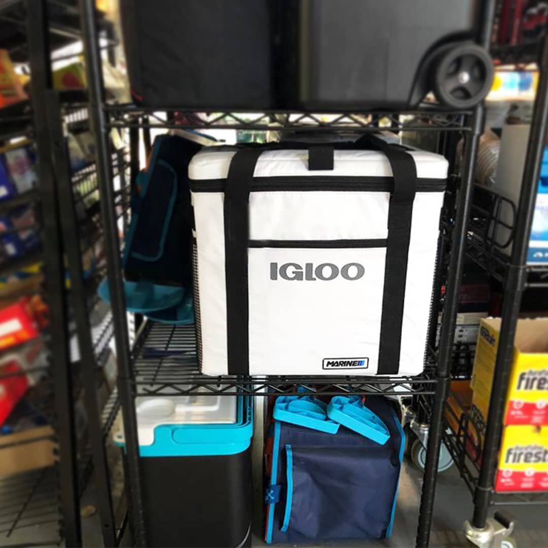 Nothing's worse than a warm beer. Thankfully, we've got plenty of Igloo Coolers to keep things cool! 🌬️