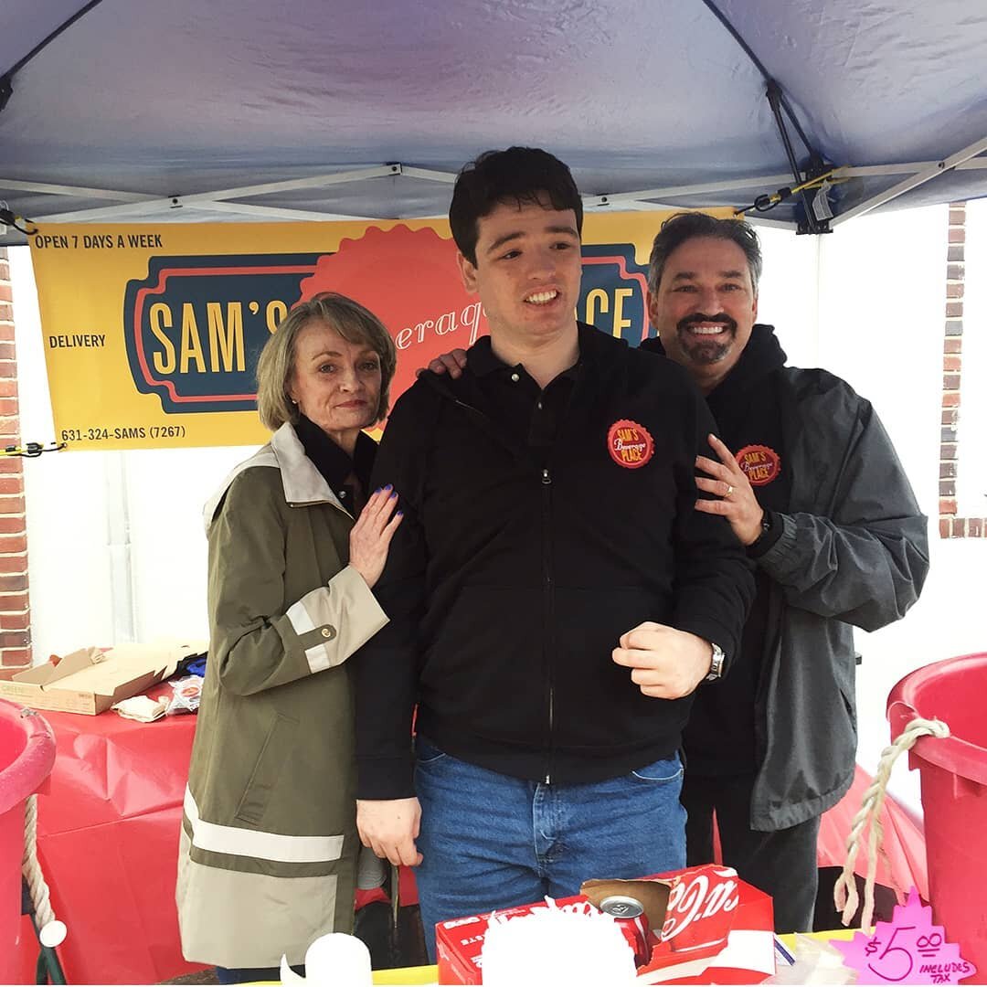 #TBT to the East Hampton Spring Fair! We loved seeing all the smiling faces of our wonderful community. Drop by Sam's Beverage Place and say &quot;hi&quot; to us any time! 👋