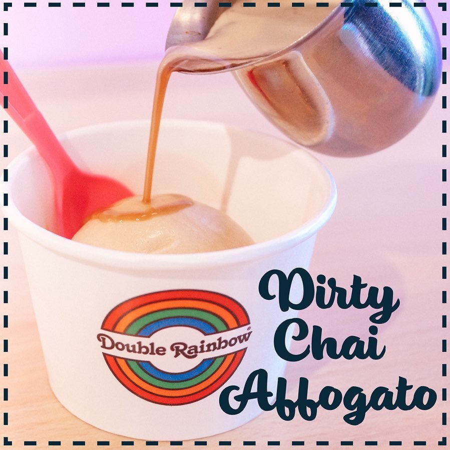 ☕ Next on our new coffee specialties menu is our Dirty Chai Affogato! Espresso, spiced chai, and Salted Caramel ice cream 😋

All of our new coffee specialties are made with local, organic, and fair-trade coffee from Moschetti Artisan Roaster. We&rsq