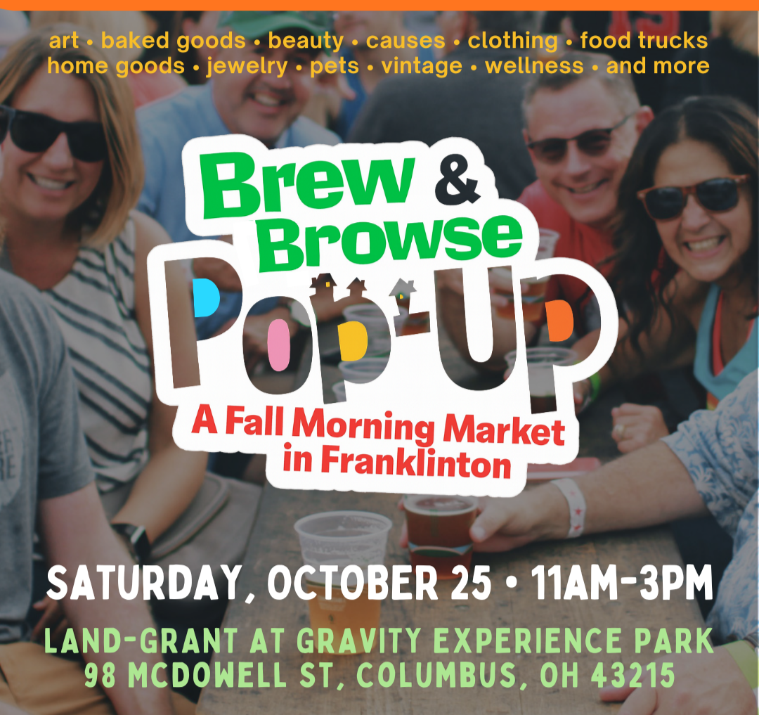 Brew &amp; Browse: A Morning Pop-up Market in Franklinton