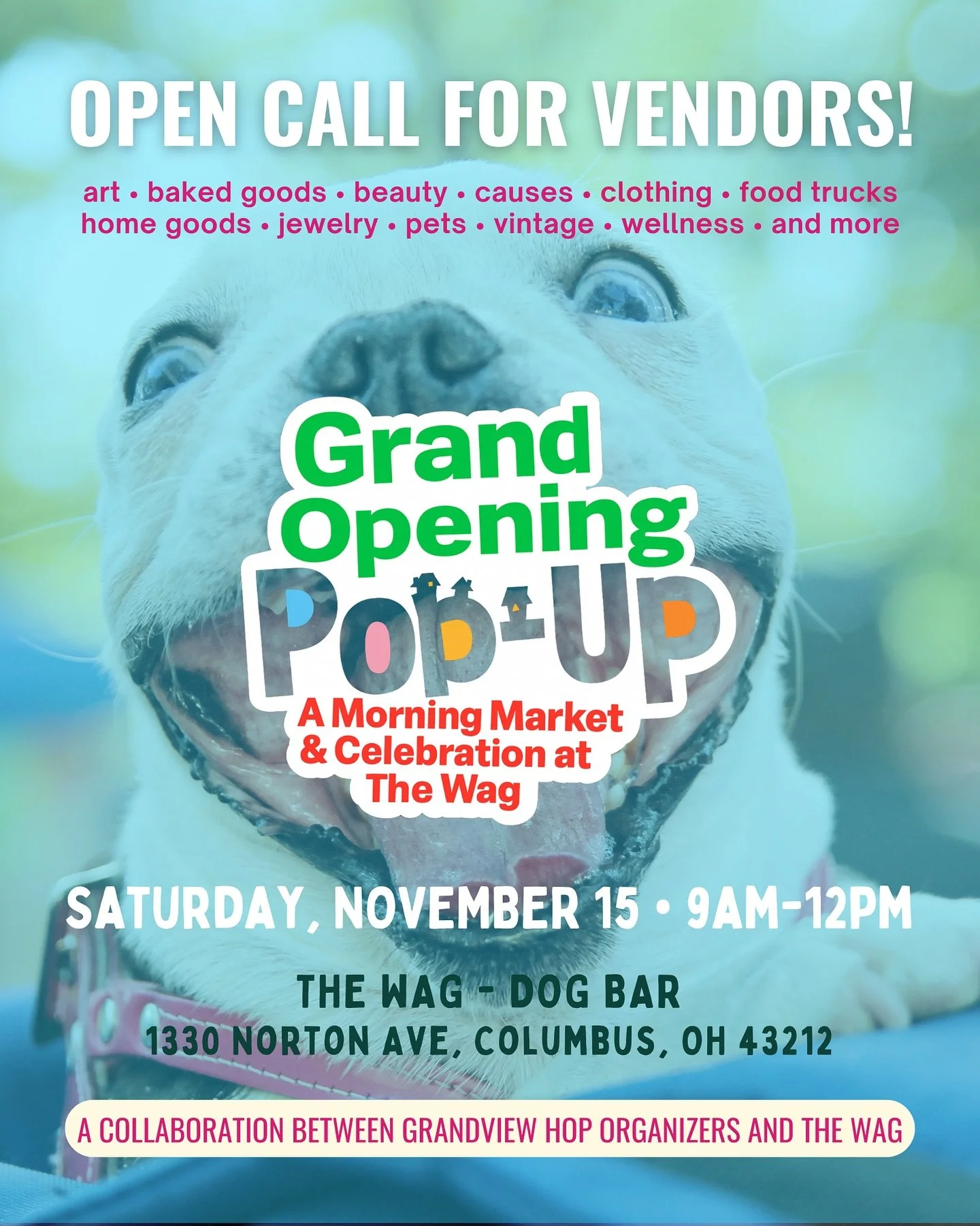 We&rsquo;re thrilled to announce our next pop-up collaboration &mdash; this time with @thewagcbus for its highly anticipated grand opening! 🎉

Join us for a special morning market celebrating Columbus&rsquo; first-ever indoor &amp; outdoor &ldquo;pe
