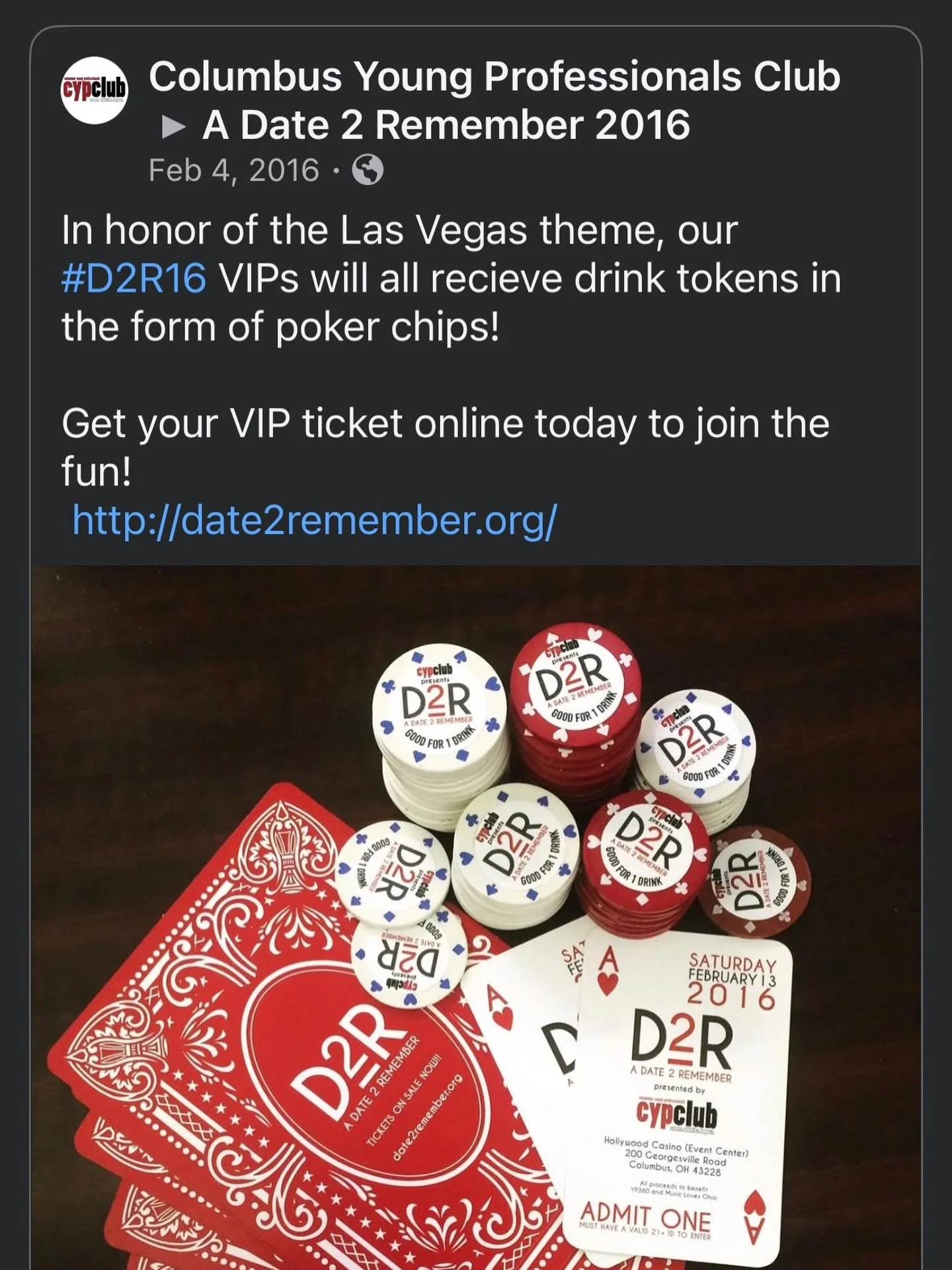 Hopping on the 2016 trend, here&rsquo;s what we were preparing ten years ago @hollywoodcolumbus! &hearts;️ &clubs;️ &diams;️ &spades;️