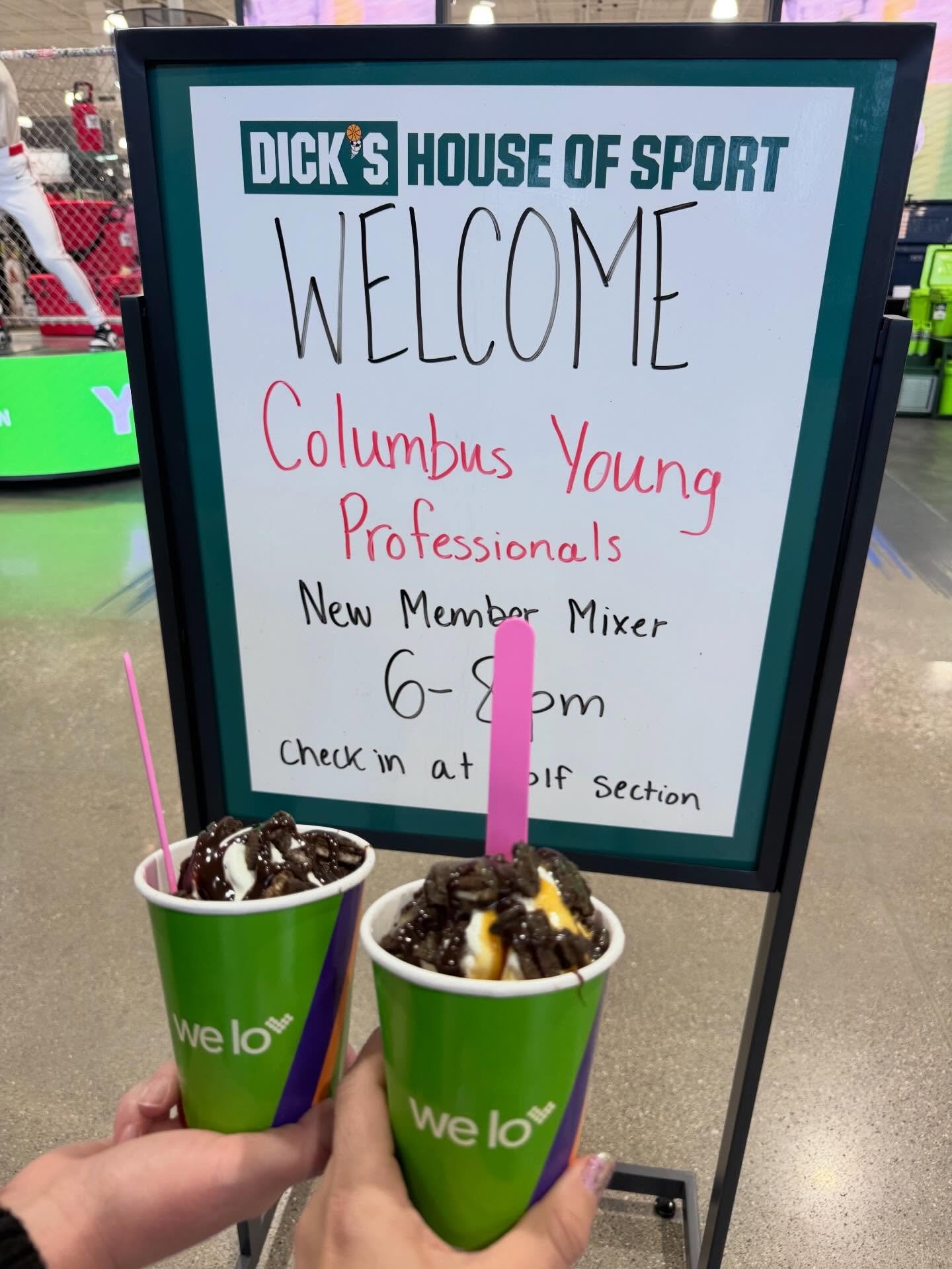 We saw lots of new faces at tonight&rsquo;s New Member Mixer at Dick&rsquo;s House of Sport at Polaris! Thanks to everyone who came out - we hope to see you at the next event! #cypclub #youngprofessionals #columbusohio