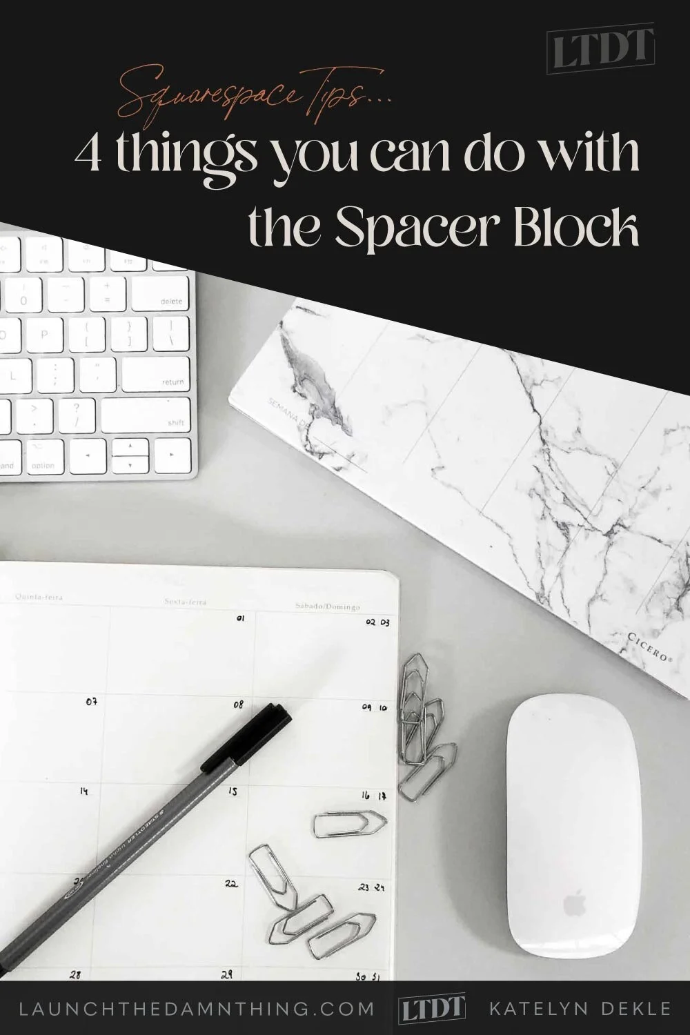 4 things you can do with Spacer Blocks on Squarespace