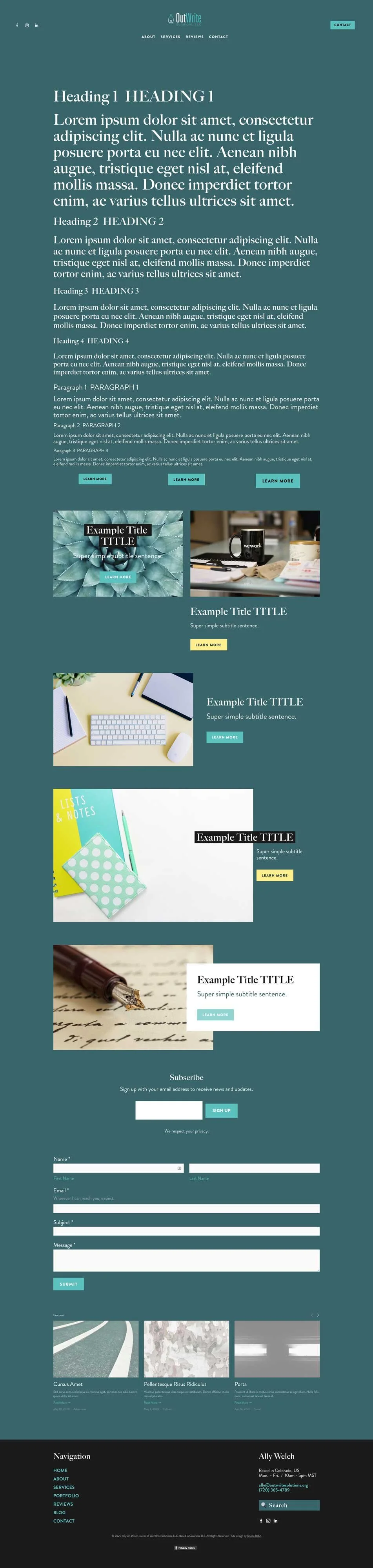 Get the most out of you Site Styles in Squarespace